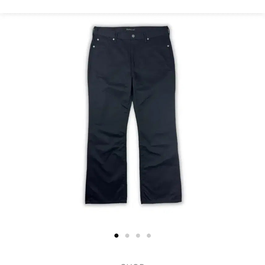 [BUNJANG] Wrath Bootcut Chino Pants Black / Wrath 부츠컷 치노 블랙