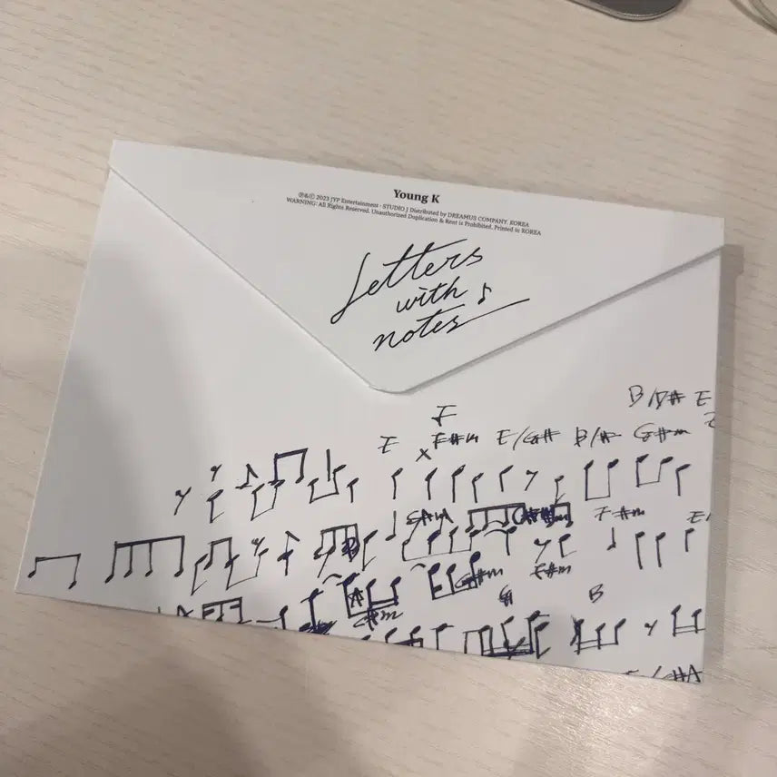 [BUNJANG] DAY6 Young K Solo Album 'letters with notes' Unsealed / 영케이 솔로 letters with notes 개봉 앨범 양도