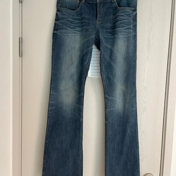 [BUNJANG] Wrangler x TAKEO KIKUCHI Collaboration Semi-Bootcut Denim Jeans (Size 34) / 랭글러(Wrangler) x TAKEO KIKUCHI 콜라보 부츠컷 청바지 34
