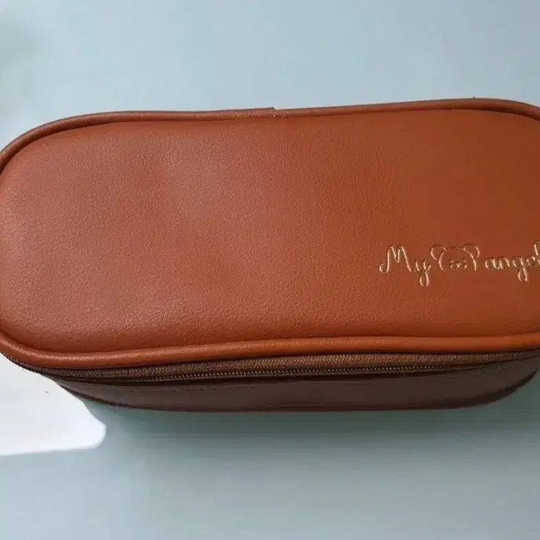 [BUNJANG] Brown Multi-Purpose Pouch Pencil Case / 브라운 다용도 파우치 필통