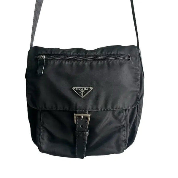 [BUNJANG] PRADA Nylon Buckle Messenger Bag Crossbody / [정품 PRADA] 프라다 나일론 버클 메신저백 크로스백 #9