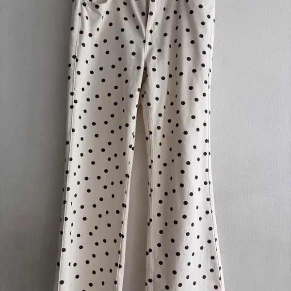 [BUNJANG] ZARA Polka Dot Wide Pants / 자라 도트 팬츠