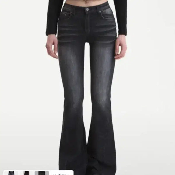 [BUNJANG] Synerjin Cat Washing Denim Pants Black S / 시너진 캣 워싱 데님 팬츠 블랙 s 교환
