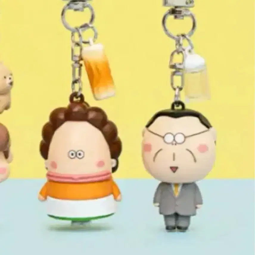 [BUNJANG] Atta Mama Random Figure Keychain Set / 일괄) 아따맘마 랜덤 피규어 키링 엄마 아빠