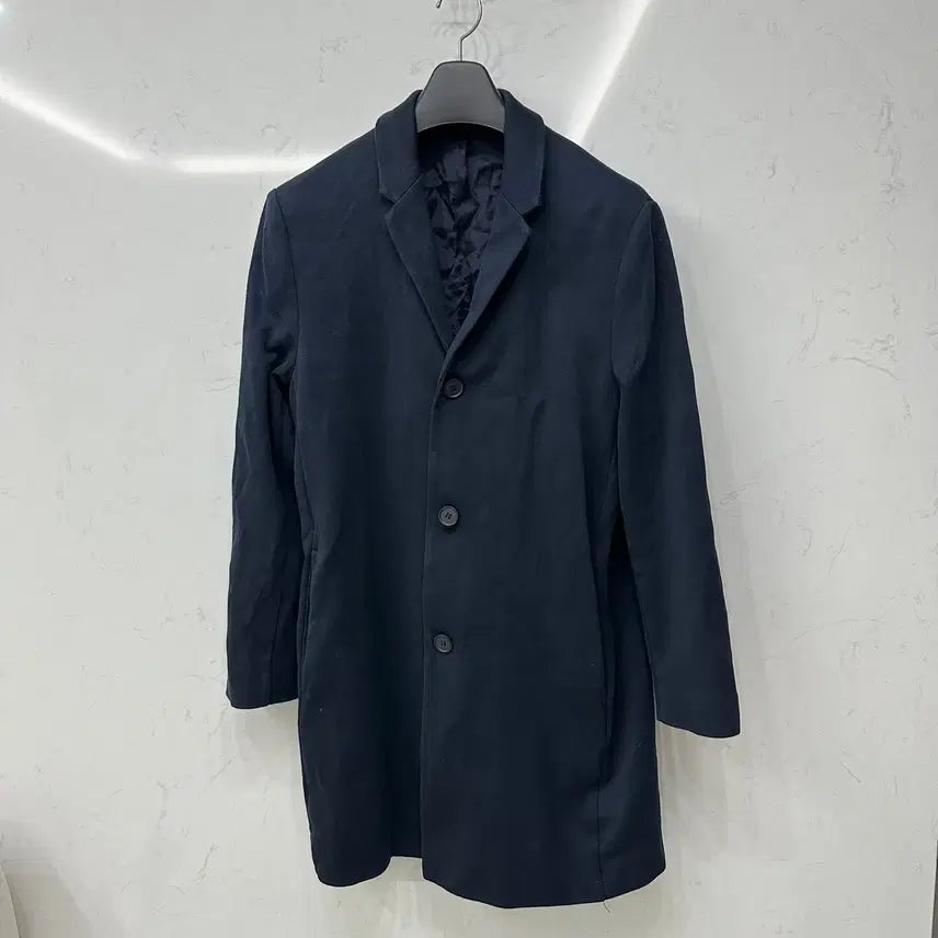 [BUNJANG] COS Minimal 3-Button Single Coat Jacket Navy XS / 코스 미니멀 3버튼 싱클 코트 자켓 네이비 XS 한국 95