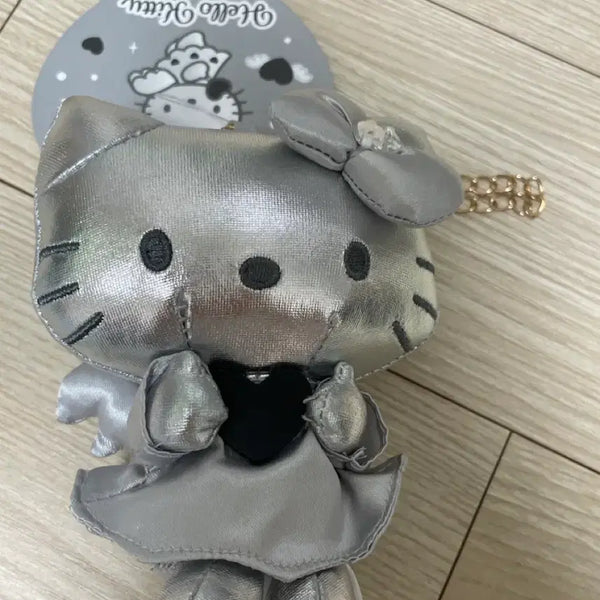 [BUNJANG] Genuine New Hello Kitty Angel Devil Keychain / 정품 새상품)실버 천사키티 헬로키티 악마 엔젤 인형 키링