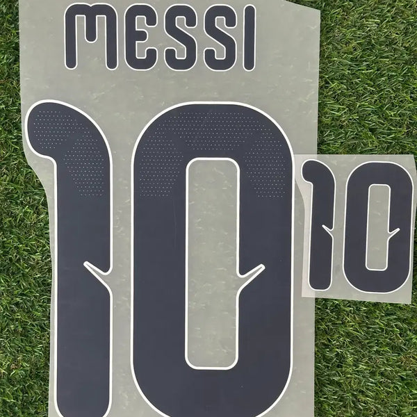 [BUNJANG] Argentina Lionel Messi #10 Home Name Set (26-28) / [자컷] 26-28 아르헨티나 리오넬 메시 10 홈 네임셋 마킹지 자컷