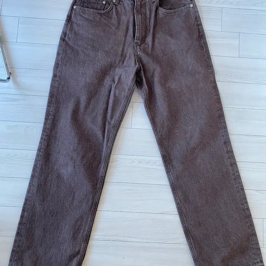 [BUNJANG] Youth Straight Denim Brown M / 유스 스트레이트 데님 브라운 M