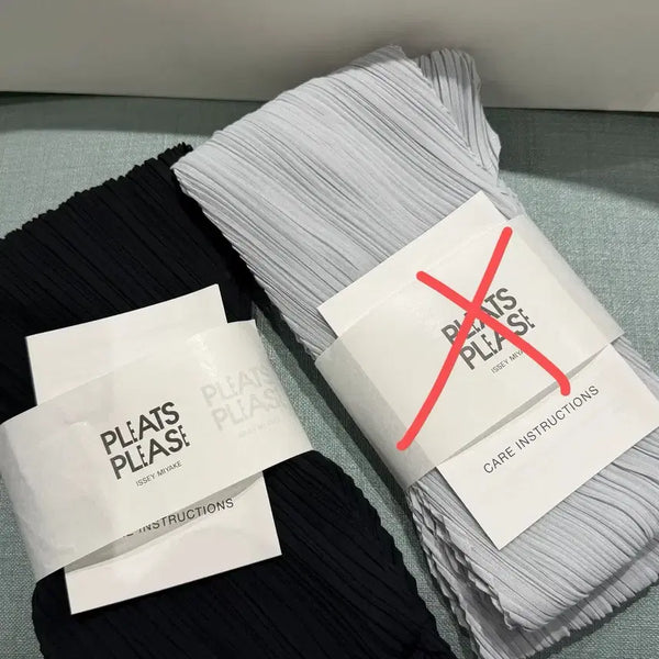 [BUNJANG] Pleats Please Basic Scarf Black / 플리츠플리즈 베이직 스카프 블랙(새상품)