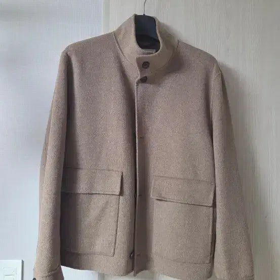 [BUNJANG] COS Funnel Neck Jacket Beige L / cos 퍼넬넥 자켓 베이지 L