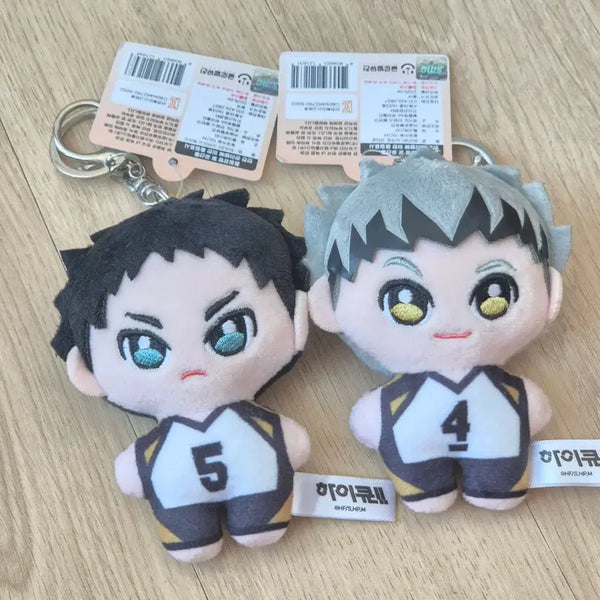 [BUNJANG] Haikyuu!! Fukurodani Bokuto & Akaashi 10cm Plush Doll / 하이큐 후쿠로다니 보쿠토 아카아시 10cm 인형
