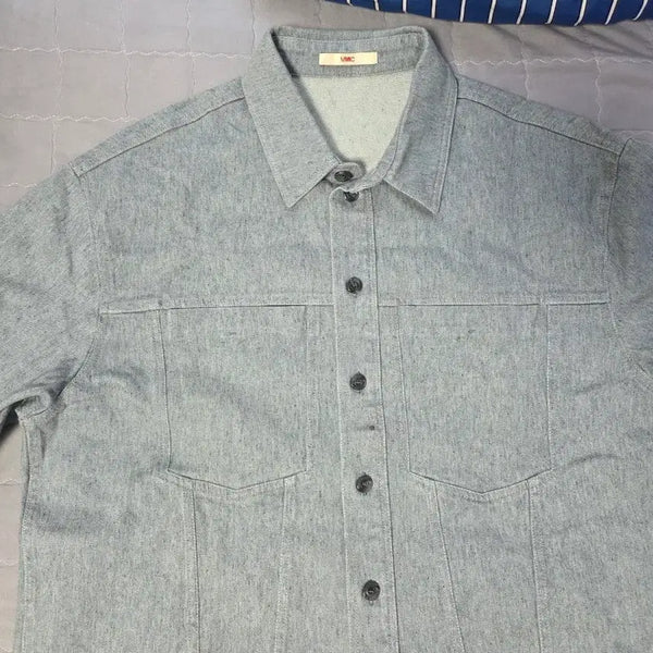 [BUNJANG] MMIC Snare Shirt Concrete Blue, Size M / mmic 스네어 셔츠 콘크리트 블루 m사이즈