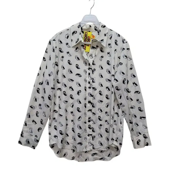 [BUNJANG] Lucky Chouette Long Sleeve Lightweight Blouse / 럭키슈에트 긴팔 가볍고 시원한 블라우스