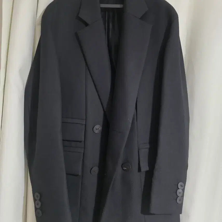 [BUNJANG] Wooyoungmi 21FW Double Black Blazer 46 / 우영미 21fw 더블 블랙 블레이져 46 사이즈 팝니다
