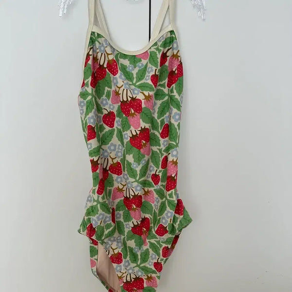 [BUNJANG] Heiam Strawberry Swimsuit Size 2 / 헤이엄 딸기 2사이즈 수영복