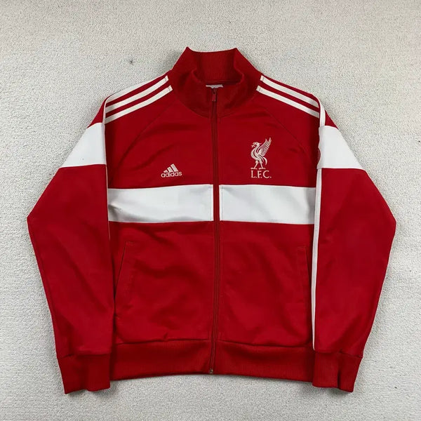[BUNJANG] Adidas Liverpool FC Track Top Jersey Red / 아디다스 리버풀FC 트랙탑 져지 레드