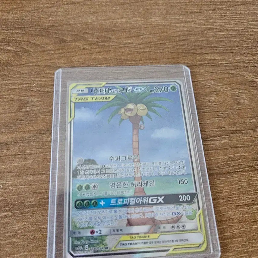 [BUNJANG] Pokemon Card Nassi & Namolppaemi GX Tag Team / 포켓몬카드 나시&나몰빼미 GX 태그팀