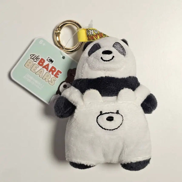 [BUNJANG] We Bare Bears Overalls Panda Plush Keychain / [인뽑] 위베어베어스 멜빵 판다 인형 키링 판매합니다.