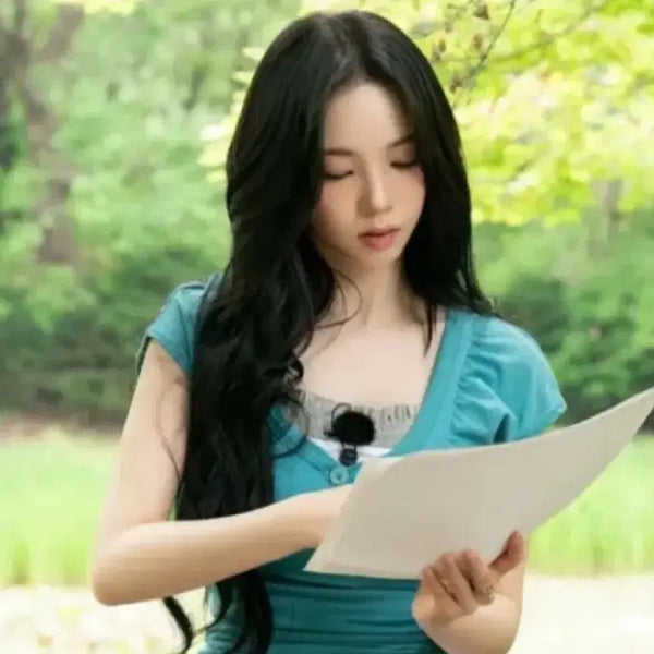 [BUNJANG] Please Follow Me Sia Button Shirring Top Turquoise / 카리나착용) 플리즈노팔로우 시아 버튼 셔링탑 터콰이즈 민트코어 글로니뉴얼린스컬프터애즈온