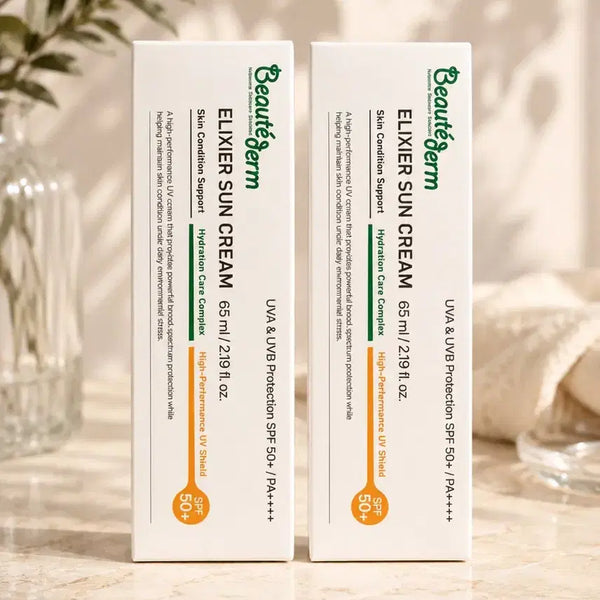 [BUNJANG] Beaute Derm Elysir Sun Cream 65ml + 5 Random Sample Set / 보떼덤 엘리시어 선크림 65ml + 랜덤샘플5종증정
