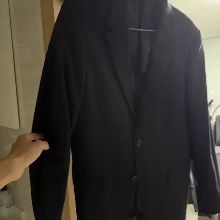 [BUNJANG] Jil Stuart Navy Suit Jacket Blazer (Loro Piana Fabric) / 질스튜어트 네이비 수트 자켓 블레이저 로로피아나 원단 97-82-175