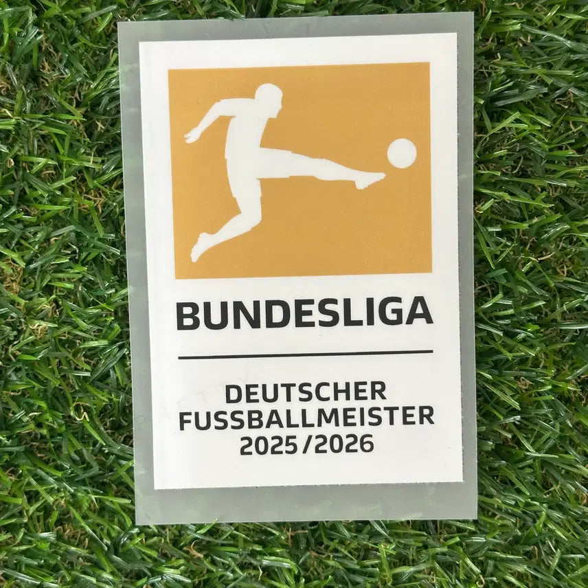 [BUNJANG] Bundesliga 26-27 League Champions Patch - Custom Cut / [자컷] 분데스리가 26-27 리그 우승패치 자컷 마킹