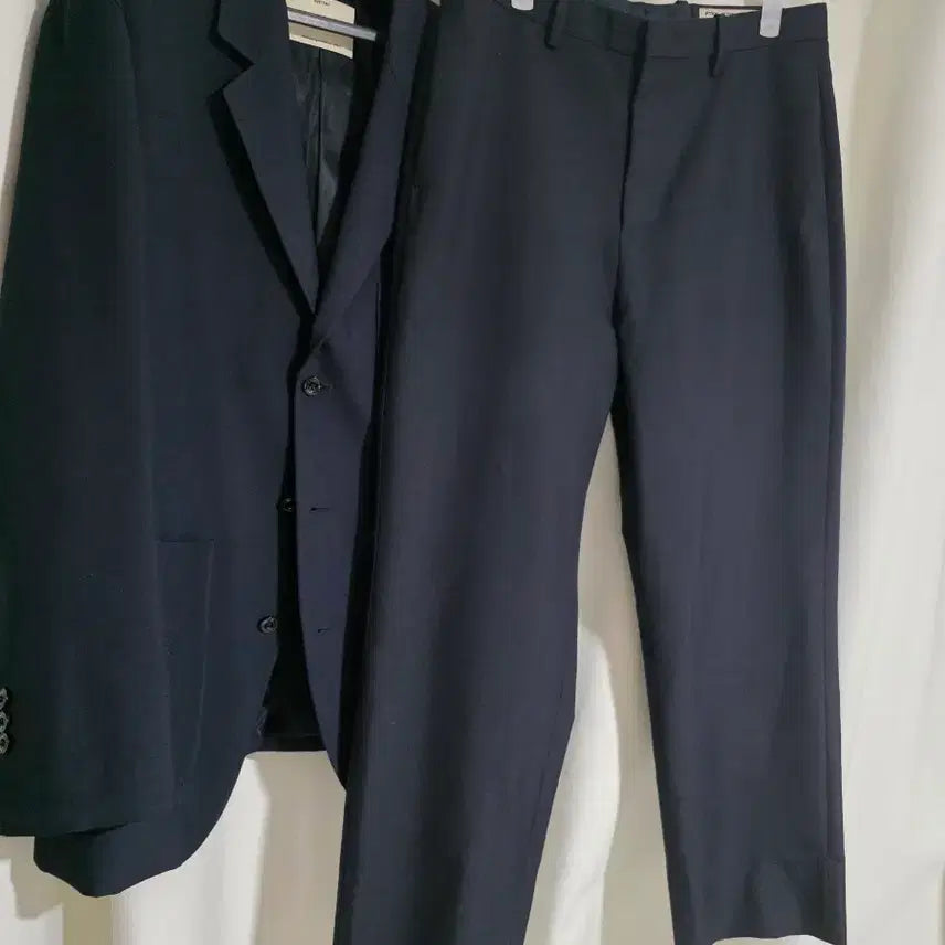 [BUNJANG] Pottery Wool Setup Dark Navy Size 3 / 포터리 울 셋업 다크네이비 3 사이즈