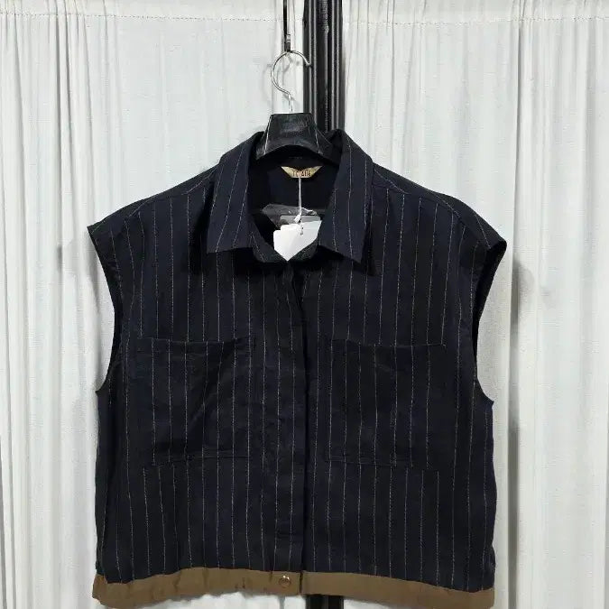 [BUNJANG] Prima Classe Linen Jacket-Style Vest (M) / 프리마클라쎄린넨자켓형조끼(M)새제품