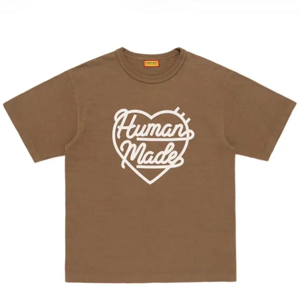 [BUNJANG] Human Made Logo T-Shirt Olive Large / [새상품] 휴먼메이드 로고 반팔 (올리브, 라지)