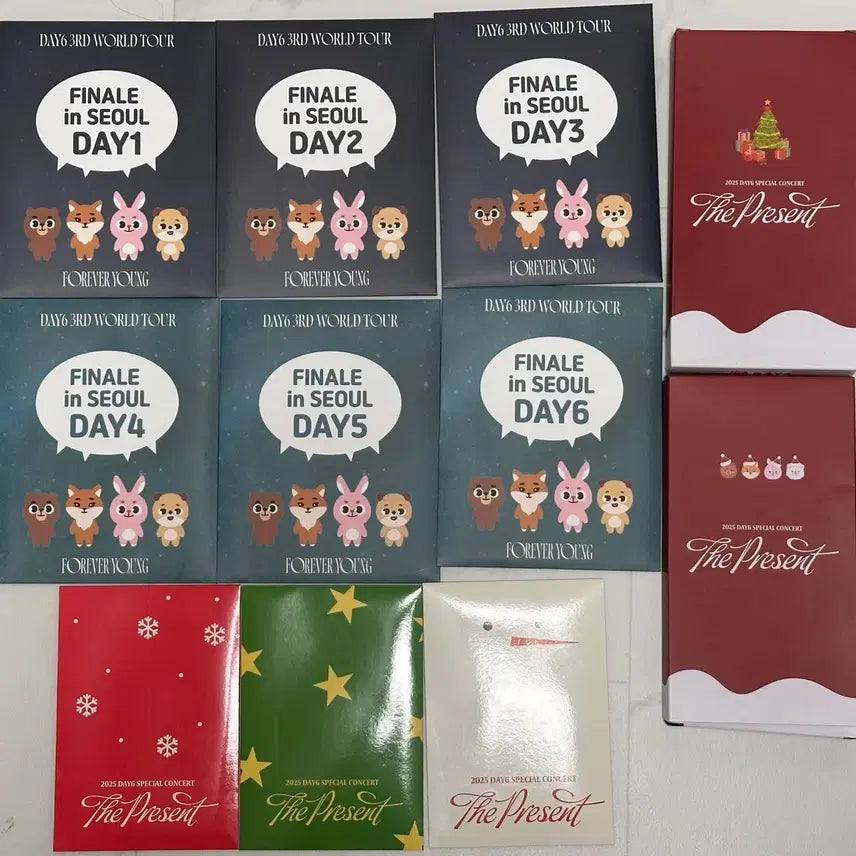 [BUNJANG] Day6 Forever Young The Decade Tour Merchandise Bundle Set / 데이식스 포에버영 더데케이드 입장 기프트 일괄 양도