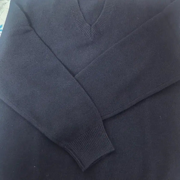 [BUNJANG] Blankroom V-Neck Knit Navy Size 3 / 블랭크룸 브이넥 니트