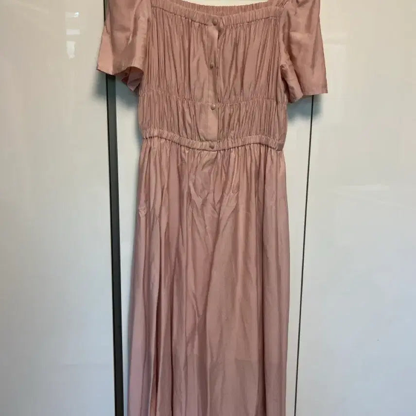 [BUNJANG] She's Miss Shirring Long Dress / 쉬즈미즈 셔링 원피스