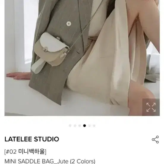 [BUNJANG] Latelee Studio Saddle Mini Bag / 레이트리 latelee 스튜디오 새들 미니백