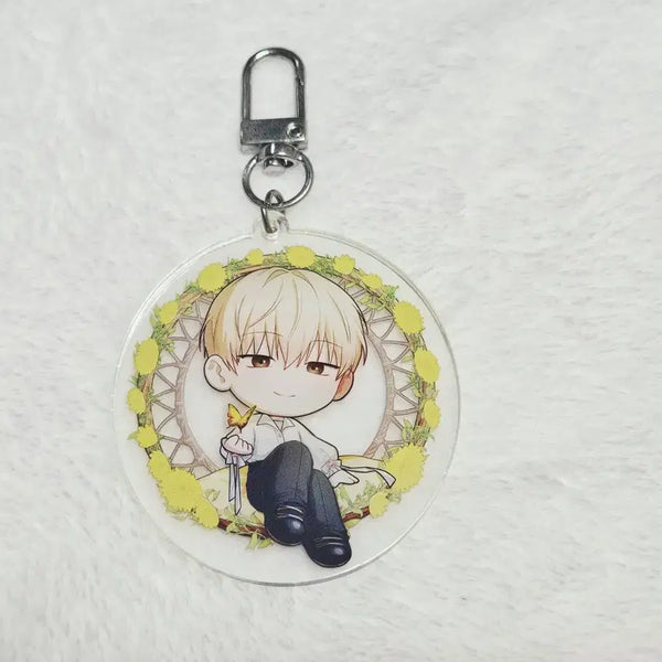 [BUNJANG] Lee Chakheon Kim Girye Blue Planet Acrylic Keyring / 이착헌 김기려 푸른행성 아크릴 키링