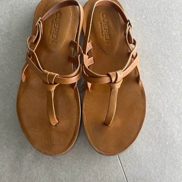 [BUNJANG] kuern Venice Thong Sandals Brown 230mm / 쿠에른 베니스 쪼리