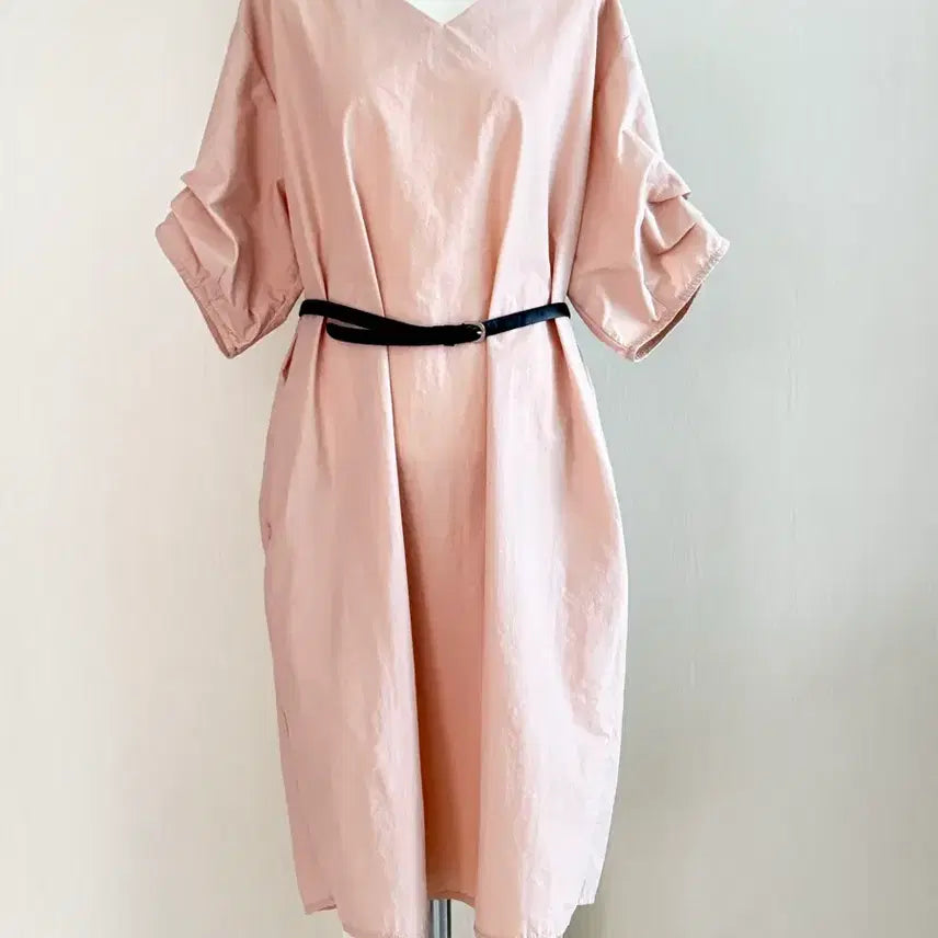 [BUNJANG] Kira Kira Pink Crinkle Dress / Kira Kira 핑크색 바삭이 원피스