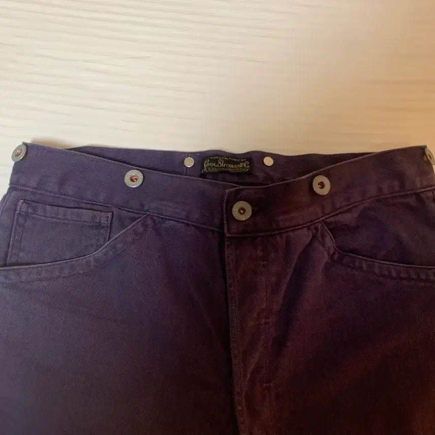 [BUNJANG] Levi's Vintage Clothing 1880s Purple Chino Pants / Lvc 리바이스빈티지클로딩 1880s 퍼플치노