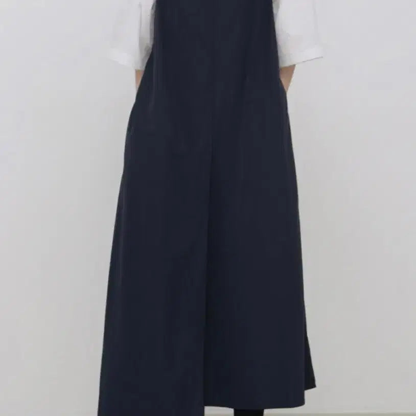 [BUNJANG] Triming Bird Child Long Dress Old Version Navy / 트리밍버드 소아 롱원피스 구버전 네이비