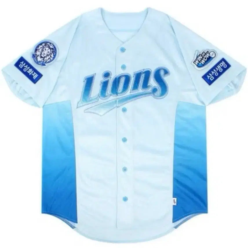 [BUNJANG] Samsung Lions Summer Blue Wave Jersey 100 / 에눌되니까채팅주세요)삼성라이온즈 썸머 블루웨이브 유니폼 100