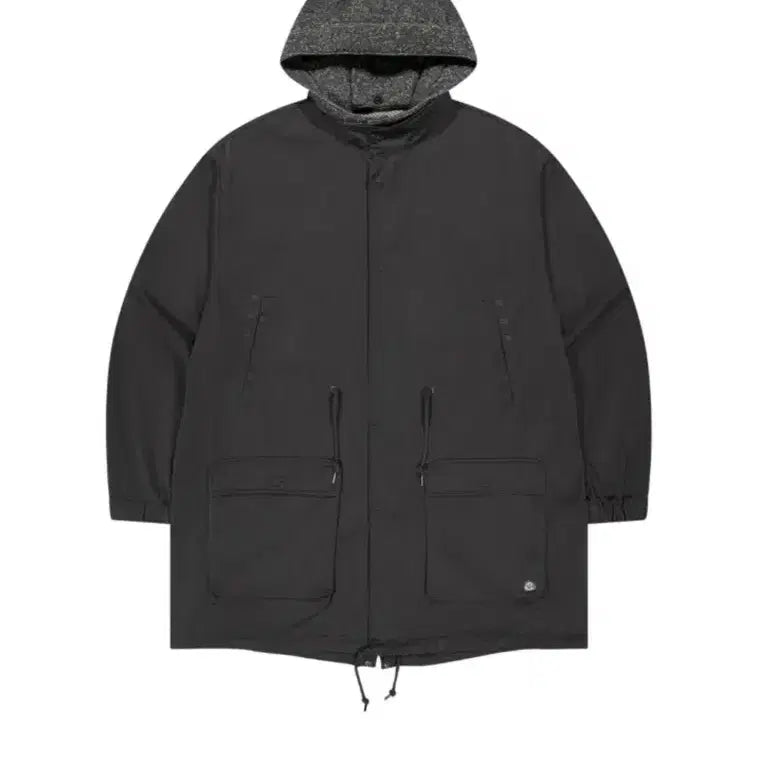 [BUNJANG] COYSEIO Washed Military Jacket Charcoal OS New / COYSEIO 워싱 밀리터리 자켓 차콜 OS