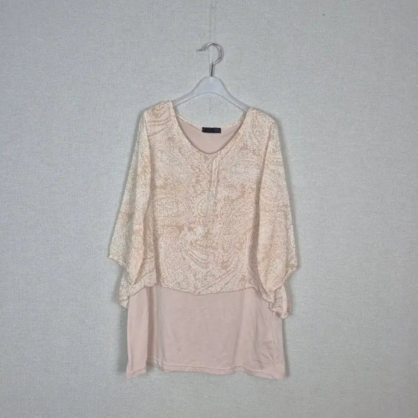 [BUNJANG] Paisley Pattern Chiffon Blouse / (#55,66추천)쉬폰 페이즐리 배색 블라우스