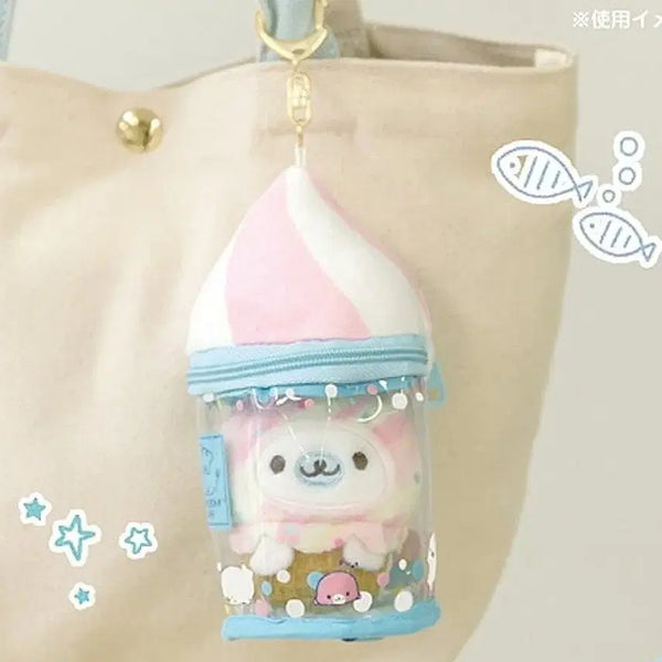 [BUNJANG] Mamegoma Tenori Doll & Mini Clear Keychain Bundle Set / 마메고마 테노리 인형+미니 투명 키링 일괄