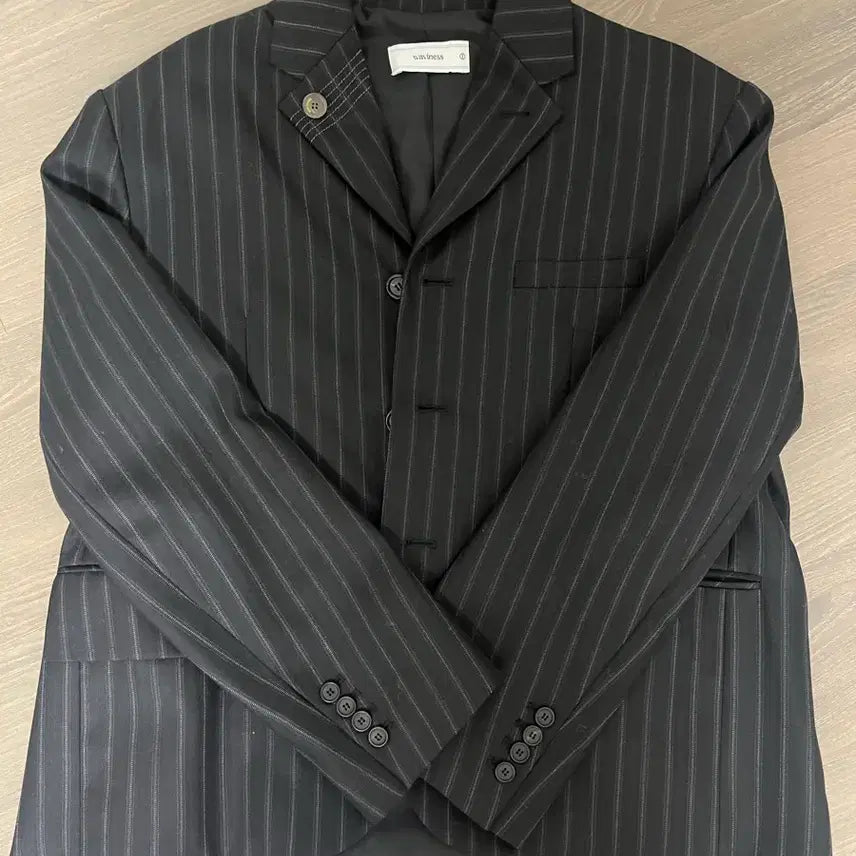 [BUNJANG] Wavyness Pinstripe Blazer Size 1 / 웨이비니스 블레이저 1사이즈