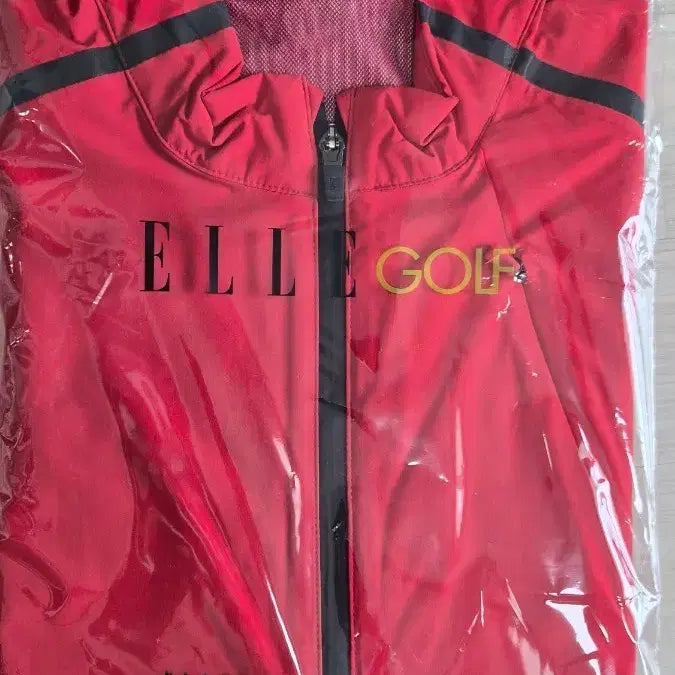 [BUNJANG] Elle Golf Men's Waterproof Jumper - Red, Size 95 / 엘르 골프 남성 방수 점퍼 ㅡ 레드 95 사이즈 미사용 새제품
