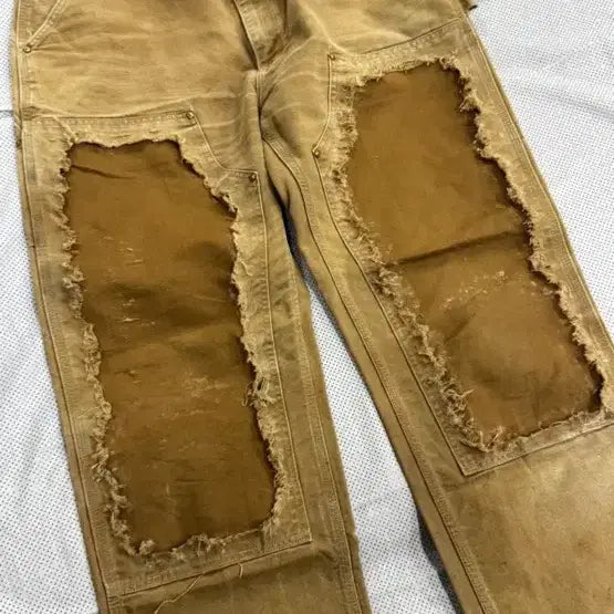 [BUNJANG] Carhartt Double Knee B01 Pants Brown 38x32 / 칼하트 더블니 B01 브라운 38*32