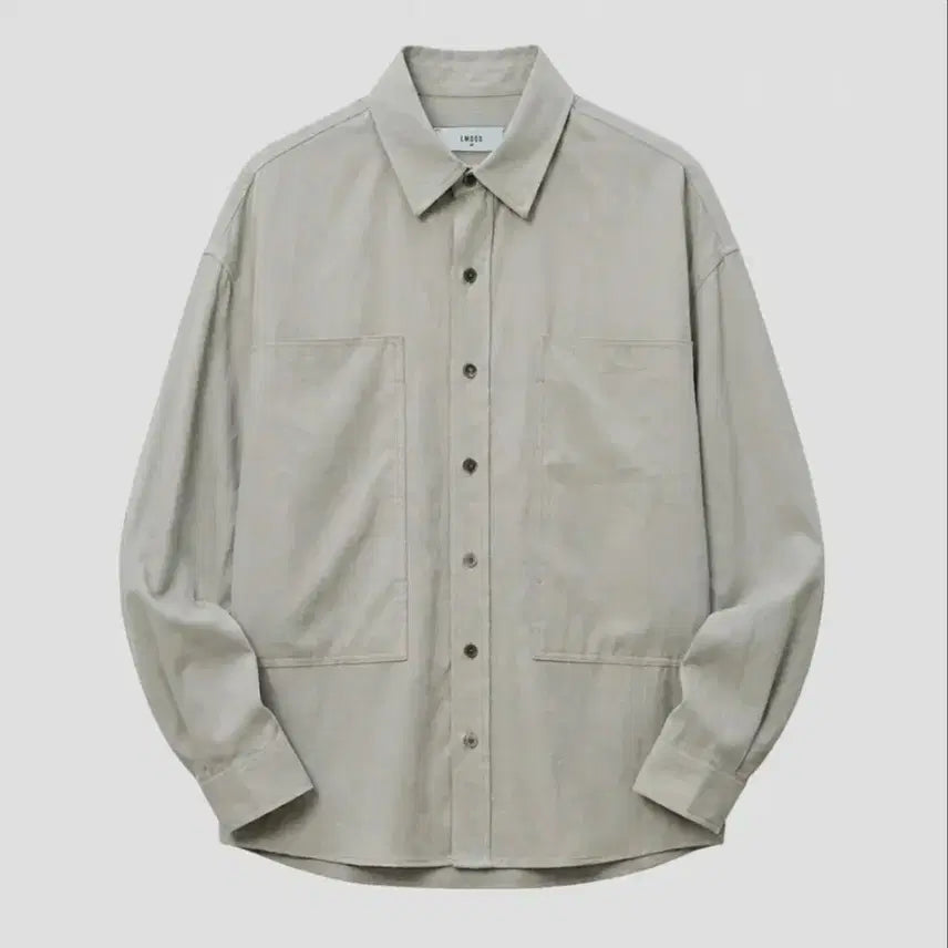 [BUNJANG] Ellude Oversized Fit Shirt Beige / 엘무드 오버핏 셔츠