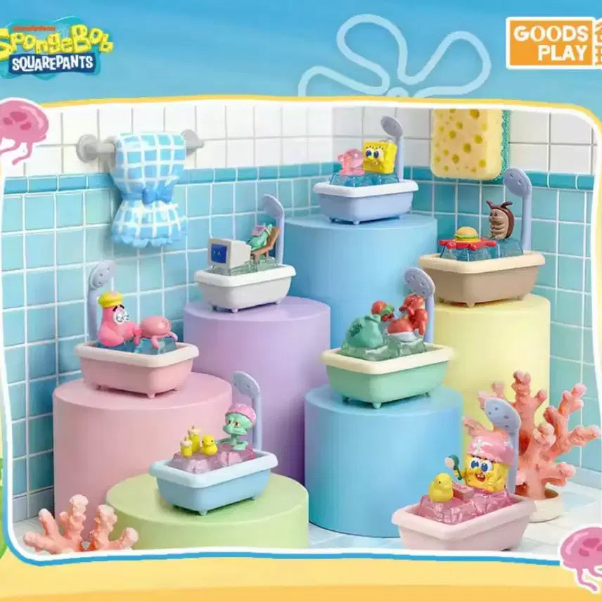 [BUNJANG] SpongeBob Keycap Keyring (Random) / 스폰지밥 키캡 키링(랜덤)