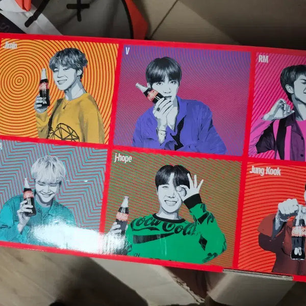 [BUNJANG] BTS Coca-Cola Limited Edition Bottle Set / 방탄 BTS 코카콜라병 한정판 세트