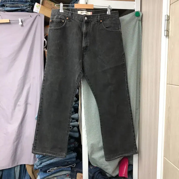[BUNJANG] Levi's 517 Black Denim Bootcut Jeans (2000s) / 00s 리바이스517 흑청(블랙진)부츠컷 허리36 둘레88