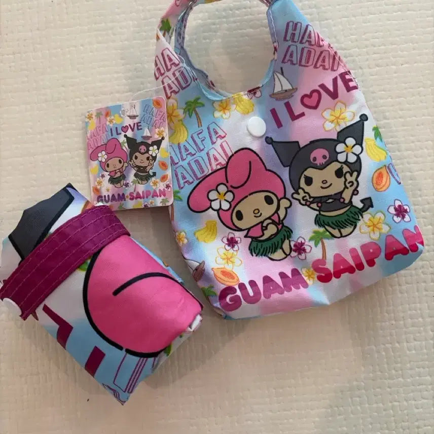 [BUNJANG] Sanrio Guam & Saipan Shopping Bag / 괌 사이판 태닝산리오 장바구니 abc스토어